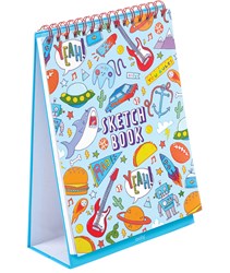 Ooly Skizzenbuch Spielzeug - stehendes Sketch & Show Awesome Doodles Papier