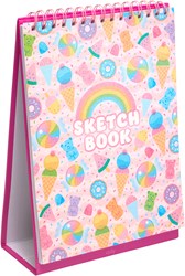 Ooly Skizzenbuch Sugar Joy - stehendes Glitzer Zeichenbuch für Kinder