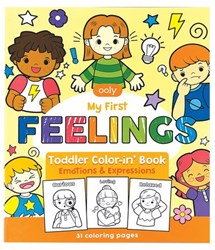 Ooly Malbuch Kleinkinder Meine ersten Gefühle kreatives Spielzeug