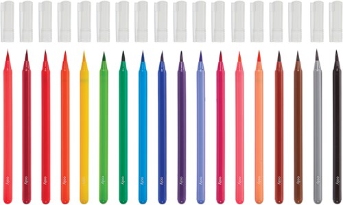 Ooly Aquarellmarker Chroma Blends Brush Pens Set 18 Farben-3