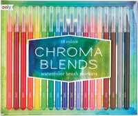 Ooly Aquarellmarker Chroma Blends Brush Pens Set 18 Farben
