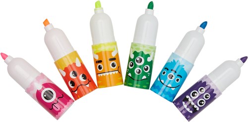 Ooly Textmarker Stacking Monsters tub 24 Stück bunt-3