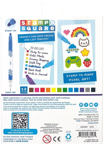 Ooly Stempelmarker - Kreative Filzstift-Set für Kinder und Erwachsene-2