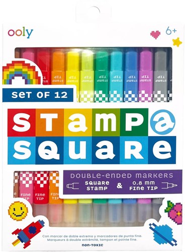 Ooly Stempelmarker - Kreative Filzstift-Set für Kinder und Erwachsene