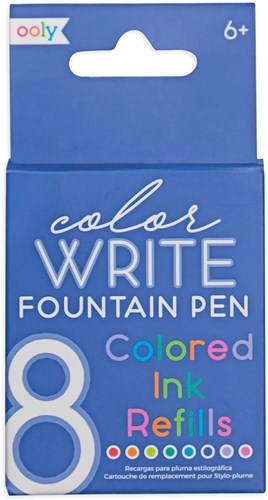 Ooly Color Write Füllfederhalter Farbige Tinte Nachfüllpackungen