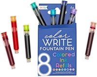 Ooly Color Write Füllfederhalter Farbige Tinte Nachfüllpackungen-3