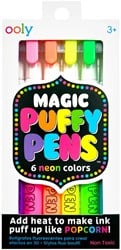 MAGIC PUFFY PENS - SET OF 6
