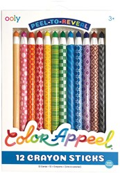 Ooly Farbstifte Color Appeel - Set mit 12 Wachsmalstiften