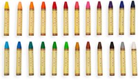 Ooly Bienenwachs-Malstifte - Set mit 24 Farben - dreieckig und weich-3