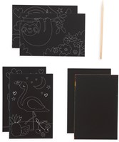 Ooly - Mini Scratch Art Kit - Funtastic Friends - Kreativer Tierspaß-3