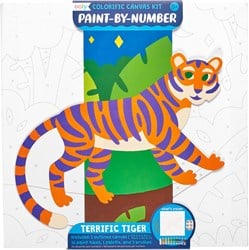 Ooly Malen nach Zahlen Leinwand Set - Terrific Tiger Kreativ-Kit