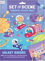 Ooly Sticker Transfer Set Galaxy Buddies kreatives Spielzeug