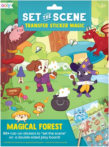 Ooly Set The Scene Transfer Aufkleber Magical Forest