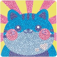 Ooly Mini Edelstein Kunst Bastelset - Cutesy Cat kreatives Spielzeug-3
