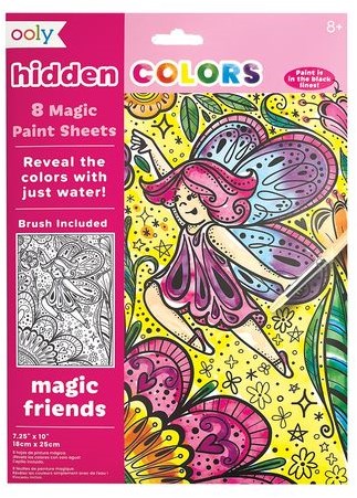 Ooly Malen mit Wasser - Magische Freunde versteckte Farben Set