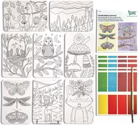 Ooly Aquarell Kunstset - Forest Adventure - Kreatives Malset für Kinder und Erwachsene-3