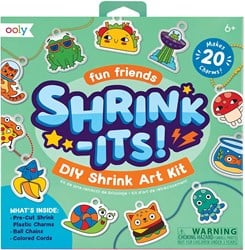 Ooly – Shrink-Its! D.I.Y. Shrink Art Kit – Lustige Freunde