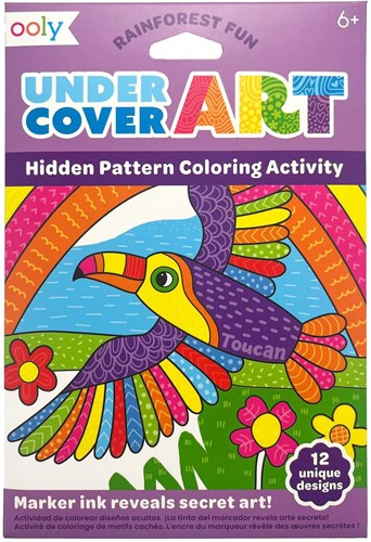 Ooly – Malaktivität „Undercover Art Hidden Patterns“ – Spaß im Regenwald