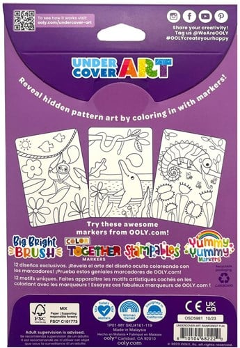 Ooly – Malaktivität „Undercover Art Hidden Patterns“ – Spaß im Regenwald-2