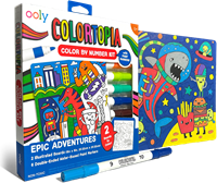 Ooly Malen nach Zahlen Set - Colortopia Epic Adventures - Kreatives Spielzeug-2