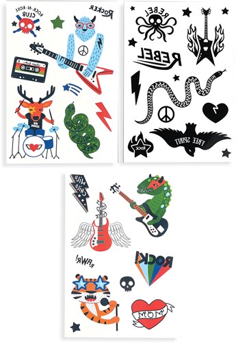 Ooly - Temporäre Mini-Tattoos - I Wanna Rock-3
