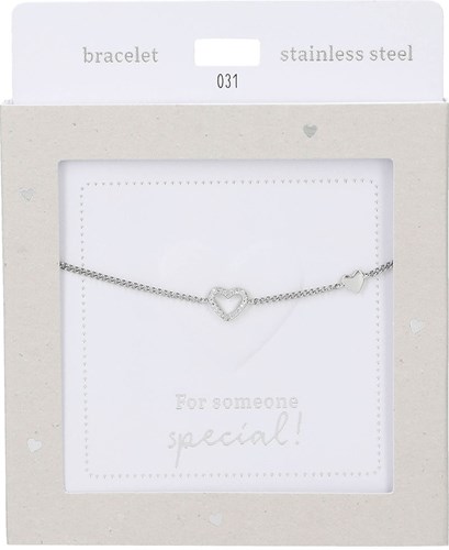 Depesche Armband Silber - Heart of Gold Damen Schmuck Geschenk