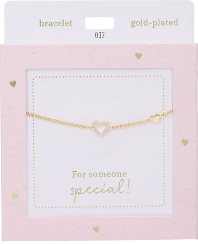 Depesche Armband goldfarben Heart of Gold Damen Schmuck