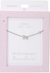 Depesche Halskette Löwe silber - Schmuck Geschenk für Kinder