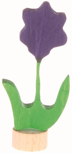 Grimm's - Steckfigur lila Blume