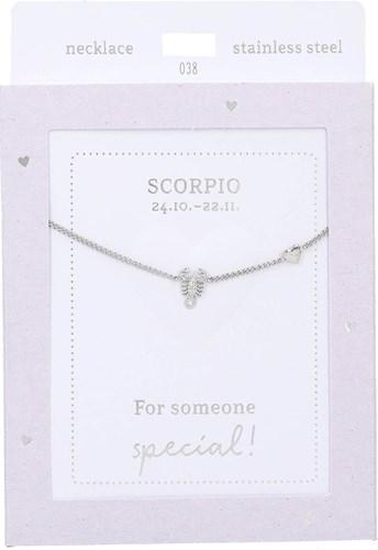 Depesche Halskette Sternzeichen Silber Scorpio Damen Schmuck