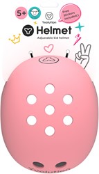 Yvolution Kinderhelm rosa - verstellbarer Fahrradhelm für Kinder
