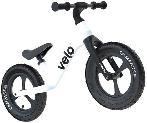 Yvolution Laufrad Velo PRO weiß - höhenverstellbar - 12 Zoll Reifen-2