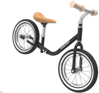 Yvolution Laufrad Classic Balance Bike Air schwarz - Vintage Balance Bike eco-2