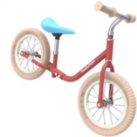 Yvolution Laufrad Classic Balance Bike Air rot - Vintage Balance Fahrrad-2