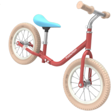 Yvolution Laufrad Classic Balance Bike Air rot - Vintage Balance Fahrrad-2