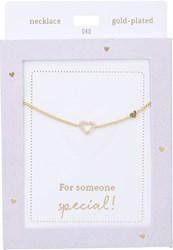 Depesche Halskette goldfarben Heart of Gold Damen Schmuck Herz