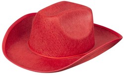 Boland Cowboyhoed Rodeo vilt rood