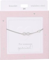 Depesche Armband Infinity Silber Heart of Gold Damen Schmuck