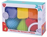 Play sensorische Holzbausteine Spielzeug - Sinnesfiguren 6 Stück