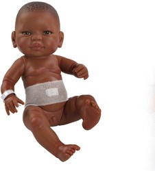 Paola Reina Babypuppe Mulatte Bebito - realistische Spielzeugpuppe