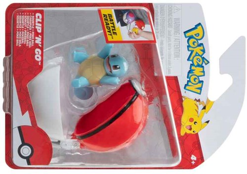 Pokémon - Clip 'N' Go (Squirtle #3 with Poke Ball) W18