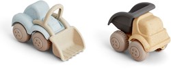 Viking Toys - Hearts Kipper und Bagger Set - Nachhaltiges Spielzeug für Kinder