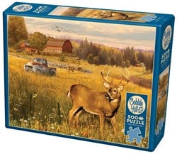 Cobble Hill Puzzle 500 Teile - Deer Field Natur Landschaft