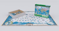 Eurographics Puzzle Weltkarte - 2000 Teile - Lernspielzeug-3