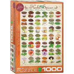 Eurographics Puzzle Kräuter und Gewürze - 1000 Teile Legespiel