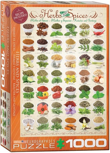 Eurographics puzzle Kräuter und Gewürze - 1000 Teile