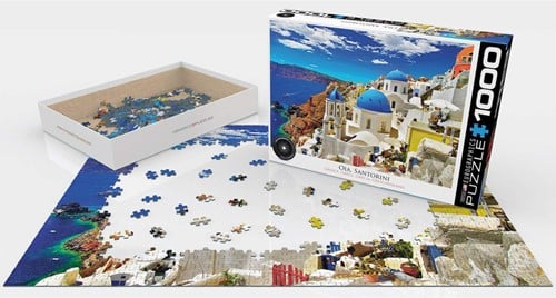 Eurographics Puzzle Santorini Griechenland 1000 Teile Jigsaw Puzzle-3