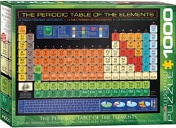 Eurographics puzzle Das Periodensystem der Elemente nach Dimitri Mendeleev - 1000 Teile