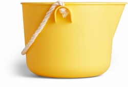 Viking Toys Eimer - großer gelber Strandeimer recyceltes Plastik