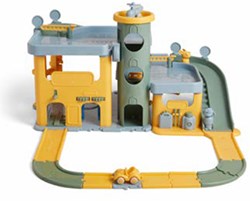 Viking Toys Spielzeuggarage - Große Garage aus recyceltem Kunststoff
